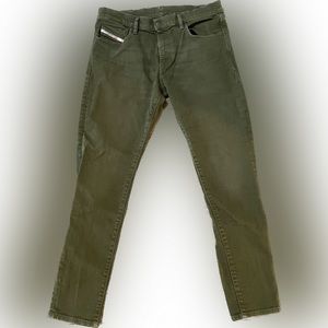 Diesel D-Strukt slim stretch olive jeans size W34-L32